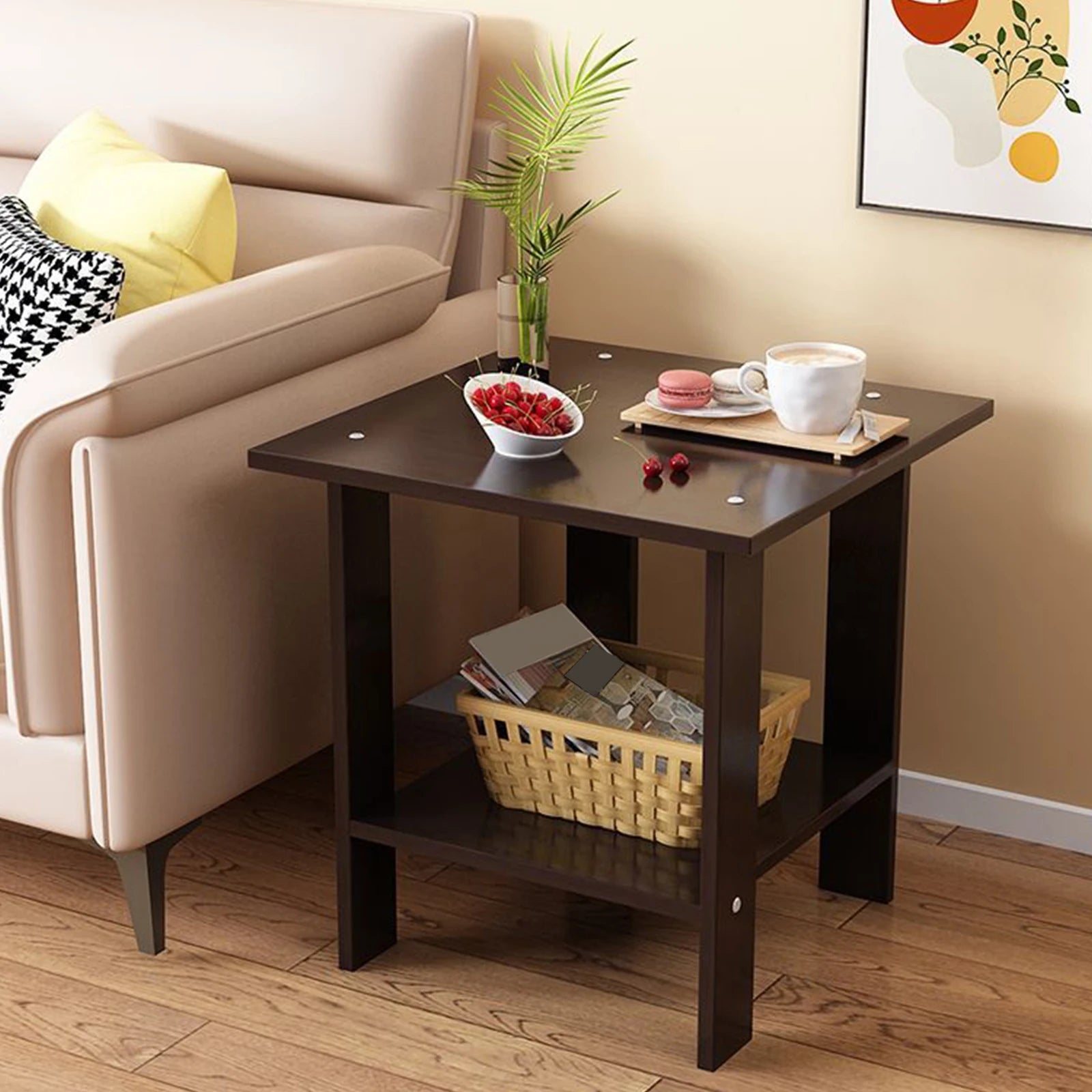 Small table, sofa side few household living room, small coffee table, rental house, bedside shelf