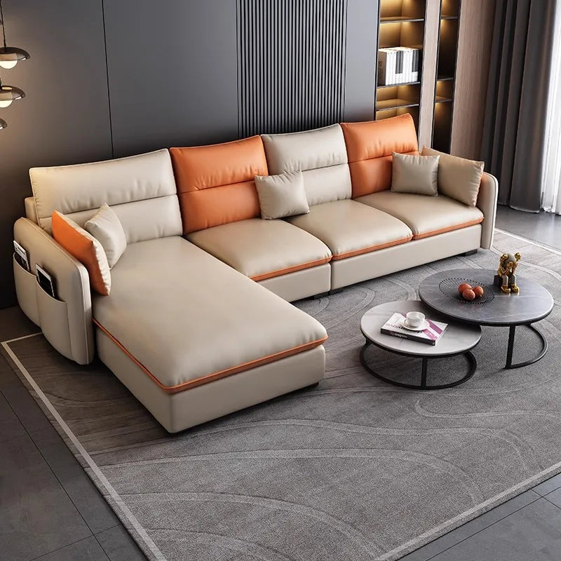 Modern Aesthetic Living Room Sofas Soft Cheap Chinese Save Space Lounge Living Room Sofas