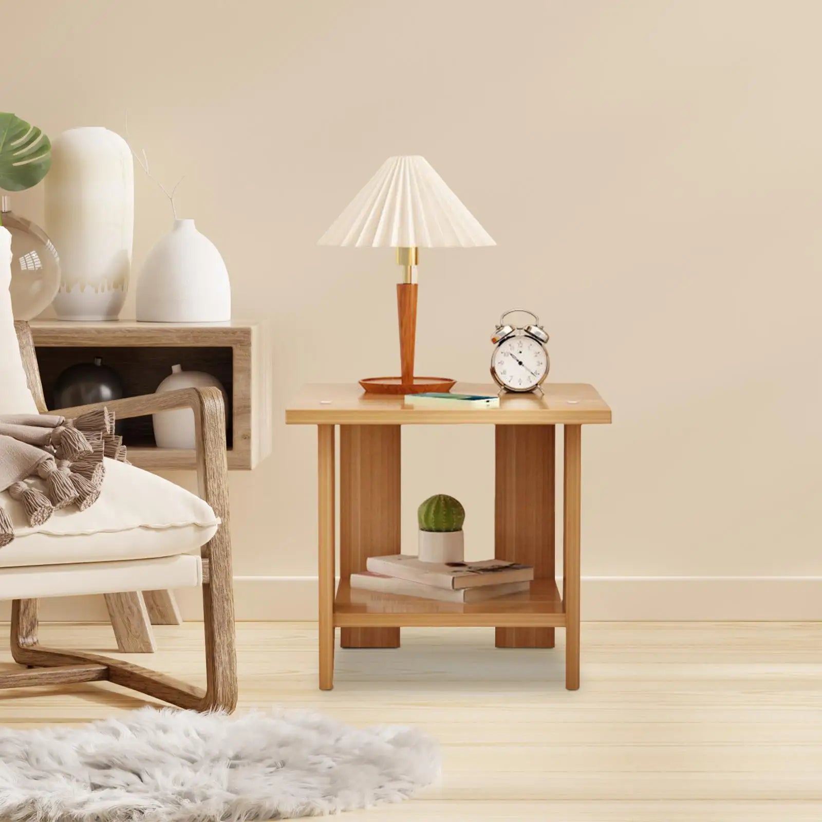 Small table, sofa side few household living room, small coffee table, rental house, bedside shelf