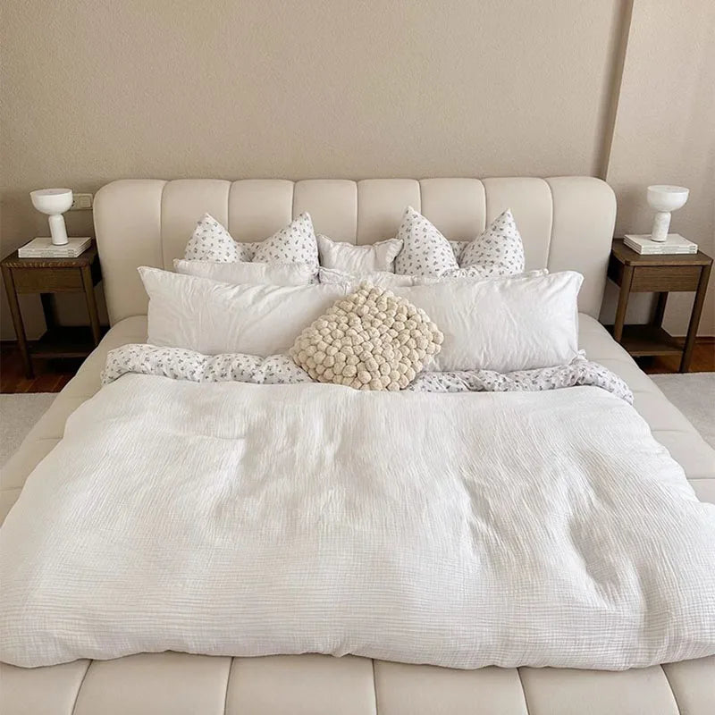Human Dog Bedroom Bed King Size Design Luxury Double Massage Bed Simple European