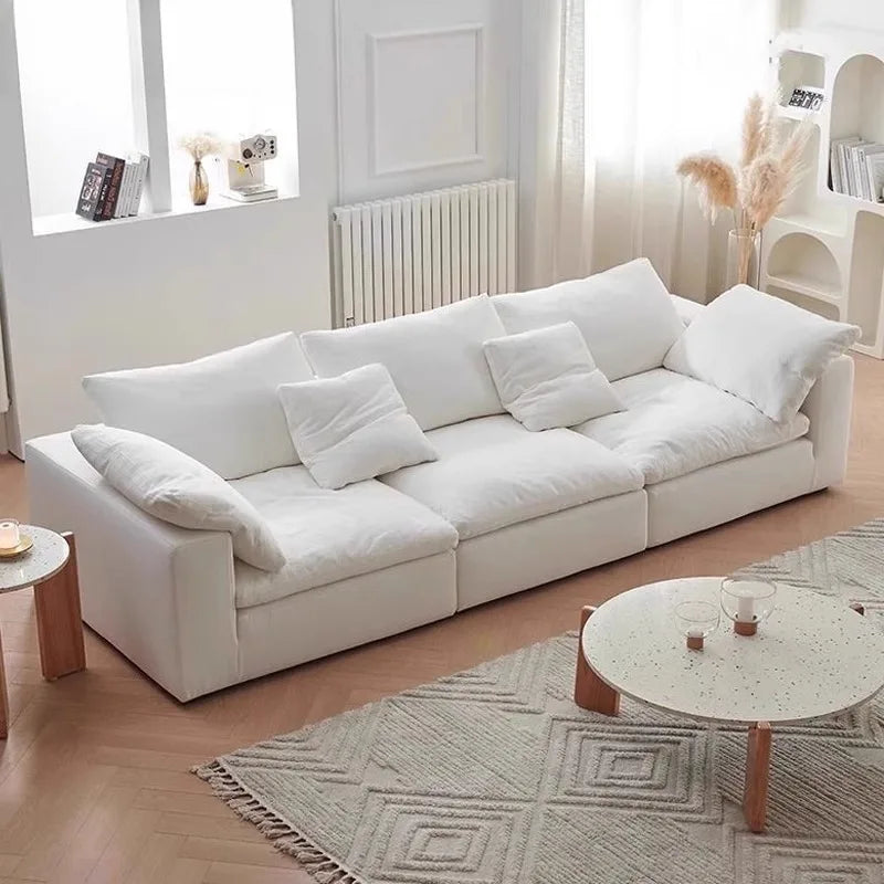 Customizable Corduroy Compression sofa Modern Chenille Comfortable Corner Sofa