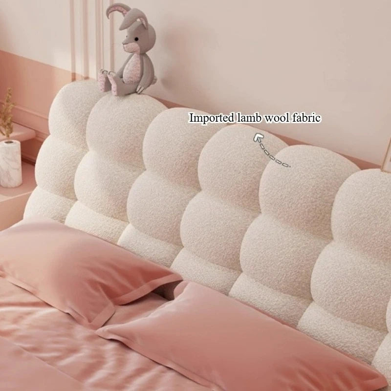 king size bedroom Double bed frame 180x200 cm bases queen Single bed luxury Headboard