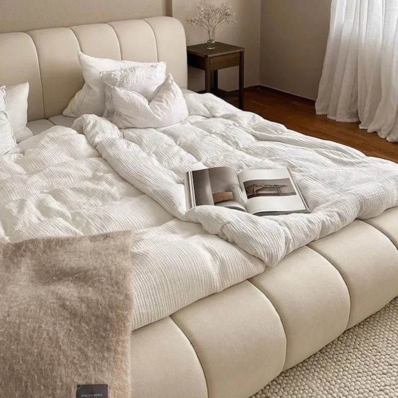 Human Dog Bedroom Bed King Size Design Luxury Double Massage Bed Simple European