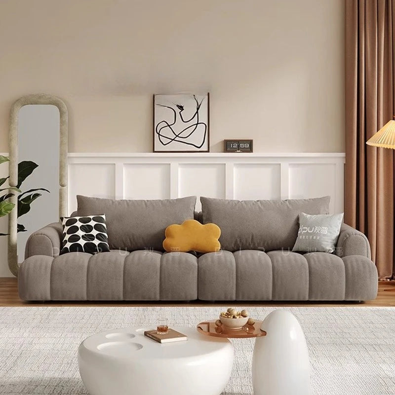 White Cream Living Room Sofas Cloud Big Size Chinese Style Beauty Decoration Living Room Sofa
