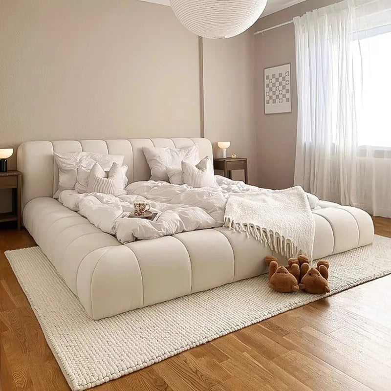 Human Dog Bedroom Bed King Size Design Luxury Double Massage Bed Simple European